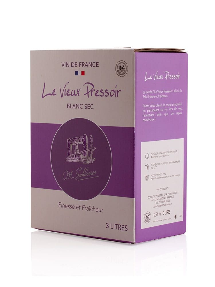 BIB Vin Blanc Sec 3L